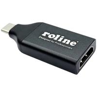 Roline 12.03.3226 USB-C / HDMI Adapter Zwart