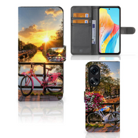 OPPO A98 5G Flip Cover Amsterdamse Grachten