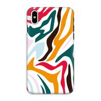 Colored Zebra: iPhone XS Tough Case - thumbnail