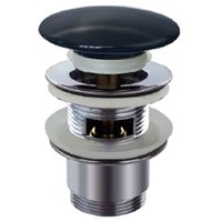 SCHTTE Afvoerplug Design 1"x65 mm zwart
