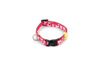 Beeztees Heart - Halsband Hond - Nylon - Roze - 20-30cmx10mm