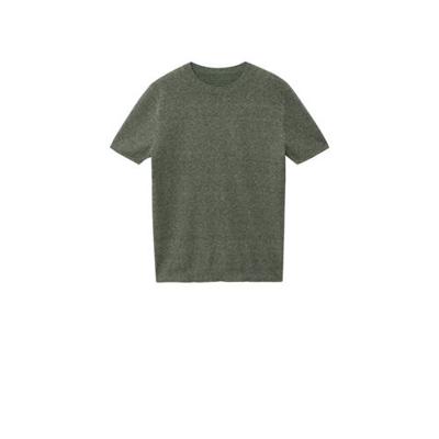 Mango Man fijngebreid T-shirt middengroen