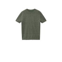 Mango Man fijngebreid T-shirt middengroen