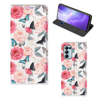 OPPO Find X3 Lite Smart Cover Butterfly Roses