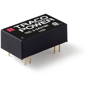 TracoPower THL 3-2410WI DC/DC-converter, print 24 V/DC 3.3 V/DC 600 mA 3 W Aantal uitgangen: 1 x Inhoud 1 stuk(s)