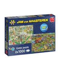 Jumbo legpuzzel Jan van Haasteren 2-in-1 Food Truck Festival 1000 stukjes
