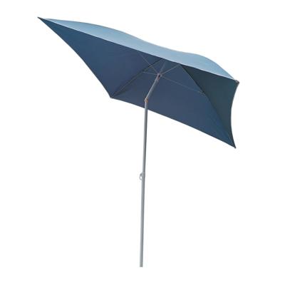 4goodz Strandparasol/balkonparasol Vierkant - 180x180x239 Cm - Blauw