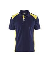 Blakläder Blauwe kleding 33241050 poloshirt, marineblauw/geel XS