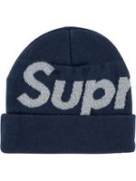 Supreme bonnet à logo intarsia - Bleu