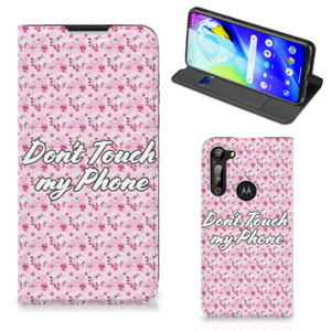 Motorola Moto G8 Power Design Case Flowers Pink DTMP