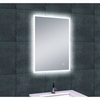 Quatro Led Spiegel 70X50 cm Aqua Splash - thumbnail