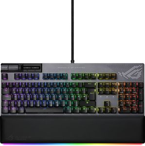 ASUS ROG STRIX Flare II Animate toetsenbord USB QWERTY Amerikaans Engels Zwart, Grijs