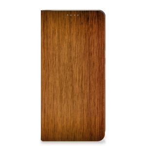 Google Pixel 8 Pro Book Wallet Case Donker Hout