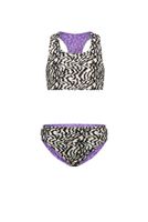 B.Nosy Meisjes reversibel bikini - Zebra Banana