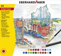 Eberhard Faber EF-516025 Aquarelpotlood Metalen Etui A 24 Stuks - thumbnail