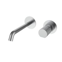 Inbouw Wastafelkraan GRB Aura Mengkraan 15 cm Messing Inox GRB - thumbnail