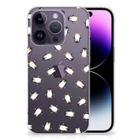 TPU bumper voor Apple iPhone 14 Pro Pinguïn - thumbnail