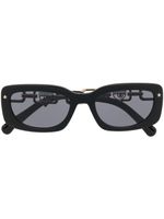 Chiara Ferragni lunettes de soleil à plaque logo - Noir - thumbnail