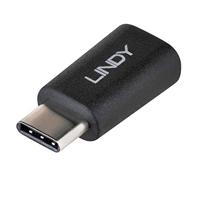 LINDY 41896 USB 2.0 adapter type C/Micro-B zwart