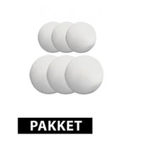 Piepschuim ballen pakket 6 stuks klein