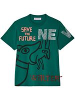 Walter Van Beirendonck t-shirt Rabbit en coton - Vert