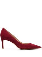 Stuart Weitzman escarpins en daim à bout pointu - Rouge - thumbnail