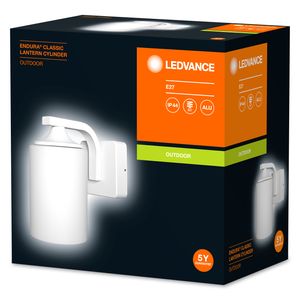 LEDVANCE ENDURA CLASSIC LANTERN CYL E27 WT LEDV 4058075392649 Wandlamp LED E27 Wit