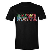 Marvel T-Shirt Logo Character Infill Size L - thumbnail