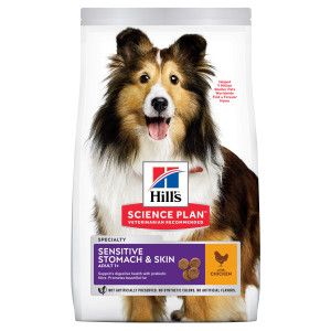 Hill&apos;s Adult Sensitive Stomach & Skin Medium met kip hondenvoer 2,5 kg