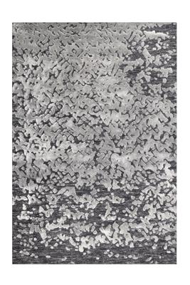 Vloerkleed Damast 400 | Kunstzijde, wol en polyester | bruin, naturel | 140 x 200 cm