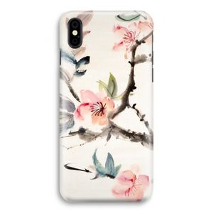 Japanse bloemen: iPhone X Volledig Geprint Hoesje