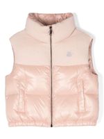 Moncler Enfant gilet Suzan à design matelassé - Rose