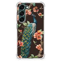 Samsung Galaxy S23 Plus Case Anti-shock Pauw met Bloemen