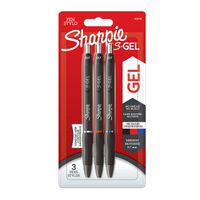 Gelschrijver Sharpie 0,7mm blister ÃƒÆ' 3 standaard kleuren