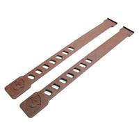 Qibbel - voetriempjes QS875 28 cm bruin 2 stuks - Bruin