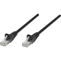 Intellinet 345378 RJ45 Netwerkkabel, patchkabel CAT 5e U/UTP 10.00 m Zwart 1 stuk(s) - thumbnail