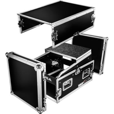 Odyssey FZGS1404 Pro Combo Rack Case met laptopplatform