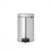 Brabantia newIcon pedaalemmer 12 liter met kunststof binnenemmer - Matt Steel Fingerprint Proof - thumbnail