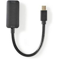 Mini-DisplayPort - HDMI-Kabel | Mini-DisplayPort Male - HDMI-Uitgang | 0,2 m | Zwart