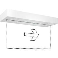 ESYLUX EN10077371 LED-vluchtwegverlichting Energielabel Speciale lamp Plafondmontage Rechts, Links - thumbnail