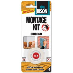 Bison montagekit tape original 19 mm x 1,5 m   -