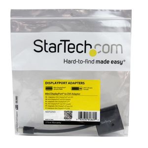 StarTech.com Mini-DisplayPort naar DVI video adapter / converter zwart mini DP naar DVI 1920x1200