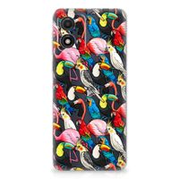 Motorola Moto E13 TPU Hoesje Birds - thumbnail