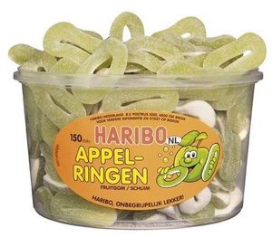 Haribo Haribo Silo Zure Appelringen 150 Stuks 1200 Gram