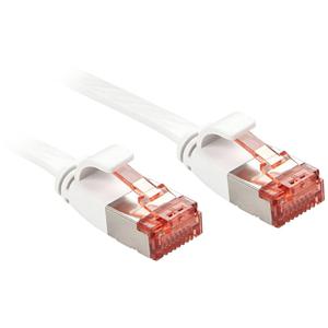 LINDY 47560 RJ45 Netwerkkabel, patchkabel CAT 6 U/FTP 0.30 m Wit 1 stuk(s)