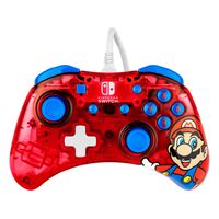 PDP Rock Candy: Mario Punch Rood, Doorschijnend USB Gamepad Analoog/digitaal Nintendo Switch, Nintendo Switch Lite, Nintendo Switch OLED - thumbnail