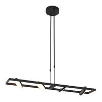 Steinhauer Hanglamp Soleil 4 lichts L 120 cm zwart - thumbnail