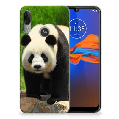 Motorola Moto E6 Plus TPU Hoesje Panda Motorola Moto E6 Plus TPU Hoesje Panda