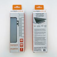 HYPER HD28C USB 3.2 Gen 1 (3.1 Gen 1) Type-C Grijs - thumbnail