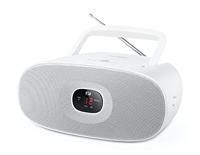 Muse MD-202 RDW Stereo FM-radio met cd-speler (led-display, repeat, AUX-in, telescopische antenne) wit